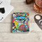 Abstract Eye Painting Playing Cards - In Context