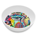 Abstract Eye Painting Melamine Bowl - 8 oz