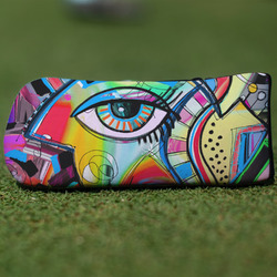 Abstract Eye Painting Blade Putter Cover