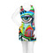 Abstract Eye Painting Racerback Dress - On Model - Front