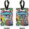 Abstract Eye Painting Rectangle Luggage Tag (Front + Back)