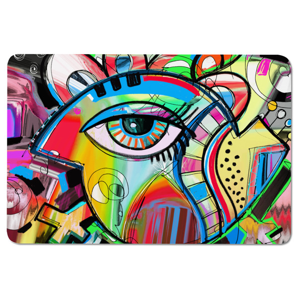 Abstract Eye Painting Rectangular Fridge Magnet - FRONT