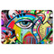 Abstract Eye Painting Rectangular Fridge Magnet - FRONT