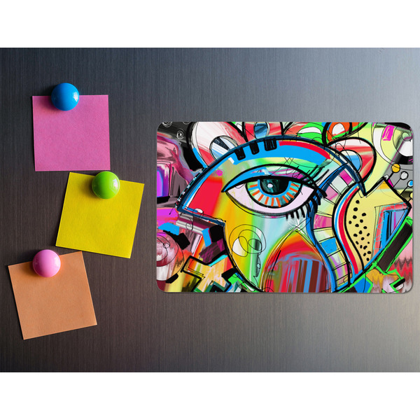 Abstract Eye Painting Rectangular Fridge Magnet - LIFESTYLE