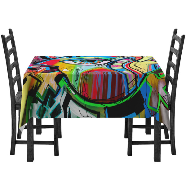 Custom Abstract Eye Painting Tablecloth