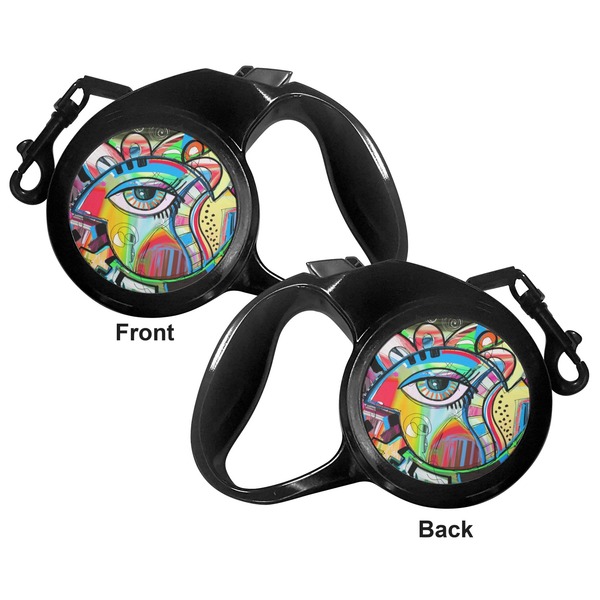 Abstract Eye Painting Retractable Dog Leash - Small - Apvl