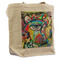 Abstract Eye Painting Reusable Cotton Grocery Bag - Front View