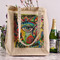 Abstract Eye Painting Reusable Cotton Grocery Bag - In Context