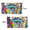 Abstract Eye Painting Large Rope Tote - From & Back View
