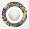 Abstract Eye Painting Round Linen Placemats - LIFESTYLE (single)