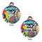 Abstract Eye Painting Round Pet ID Tag - Large - Approval