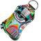 Abstract Eye Painting Sanitizer Holder Keychain - Small in Case