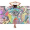 Abstract Eye Painting Sarong (with Model)