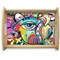 Abstract Eye Painting Serving Tray Wood Large - Main
