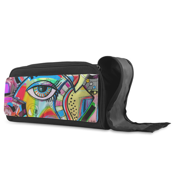 Abstract Eye Painting Shoe Bags - ANGLE (Open)