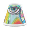Abstract Eye Painting Small Chandelier Lamp - FRONT