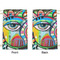 Abstract Eye Painting Small Laundry Bag - Front & Back View