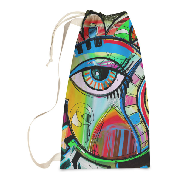 Custom Abstract Eye Painting Laundry Bags - Small