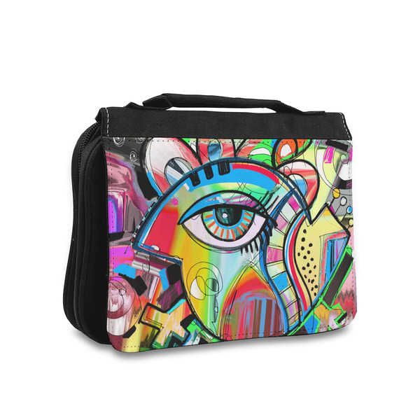 Custom Abstract Eye Painting Toiletry Bag - Small
