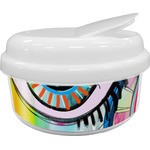 Abstract Eye Painting Snack Container