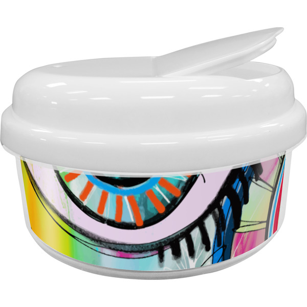 Custom Abstract Eye Painting Snack Container