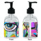 Abstract Eye Painting Glass Soap/Lotion Dispenser - Approval