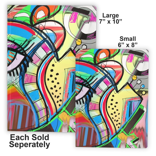 Abstract Eye Painting Soft Cover Journal - Compare