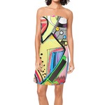 Abstract Eye Painting Spa / Bath Wrap