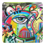 Abstract Eye Painting Square Decal - XLarge