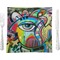 Abstract Eye Painting Square Dinner Plate