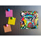 Abstract Eye Painting Square Fridge Magnet - LIFESTYLE