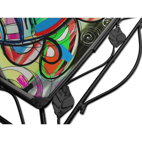 Abstract Eye Painting Square Trivet - Detail