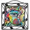 Abstract Eye Painting Square Trivet - w/tile