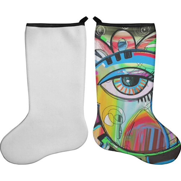 Abstract Eye Painting Stocking - Single-Sided - Approval