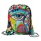 Abstract Eye Painting String Backpack
