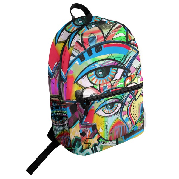 Custom Abstract Eye Painting Student Backpack