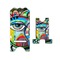 Abstract Eye Painting Stylized Phone Stand - Front & Back - Small