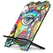 Abstract Eye Painting Stylized Tablet Stand - Side View