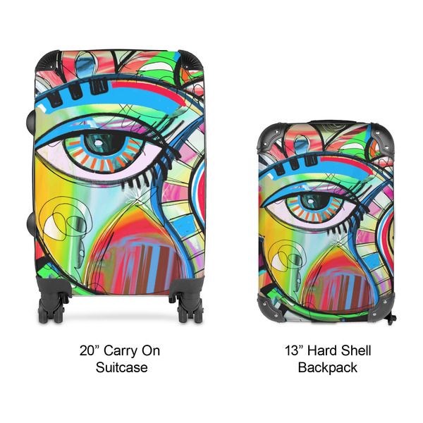 Abstract Eye Painting Suitcase Set 4 - APPROVAL