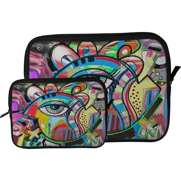 Abstract Eye Painting Tablet Sleeve (Size Comparison)