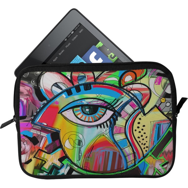 Custom Abstract Eye Painting Tablet Case / Sleeve
