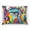 Abstract Eye Painting Throw Pillow (Rectangular - 12x16)