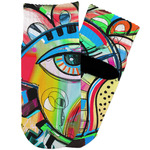 Abstract Eye Painting Toddler Ankle Socks