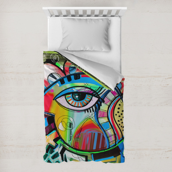 Custom Abstract Eye Painting Toddler Duvet Cover