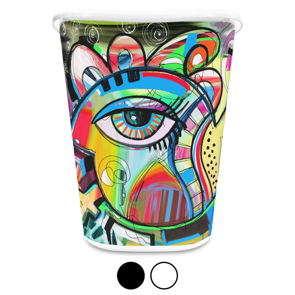 Abstract Eye Painting Trash Can Aggregate
