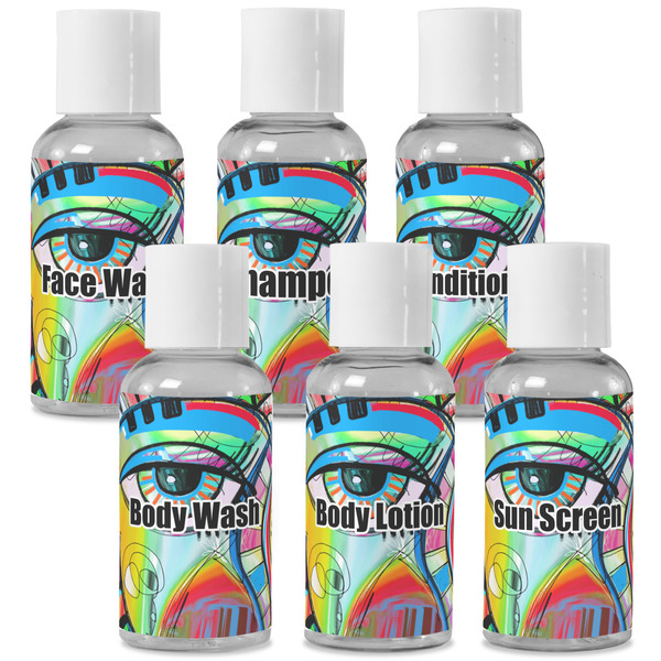 Custom Abstract Eye Painting Travel Bottles