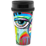 Abstract Eye Painting Acrylic Travel Mug without Handle
