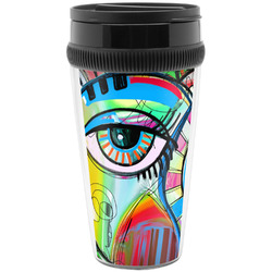 Abstract Eye Painting Acrylic Travel Mug without Handle