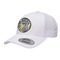 Abstract Eye Painting Trucker Hat - White