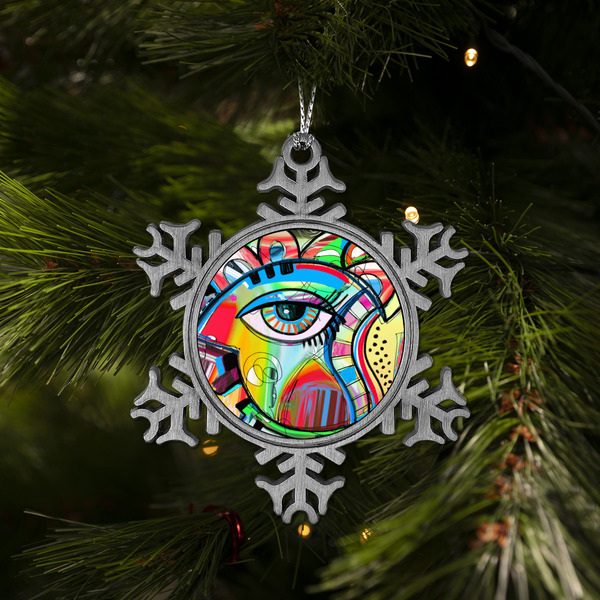 Abstract Eye Painting Vintage Snowflake - (LIFESTYLE)